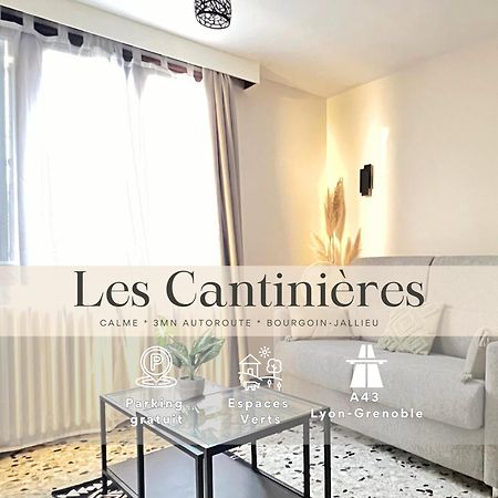 Les Cantinieres - Bourgoin Jallieu - Jardin Prive Ruy-Montceau Экстерьер фото
